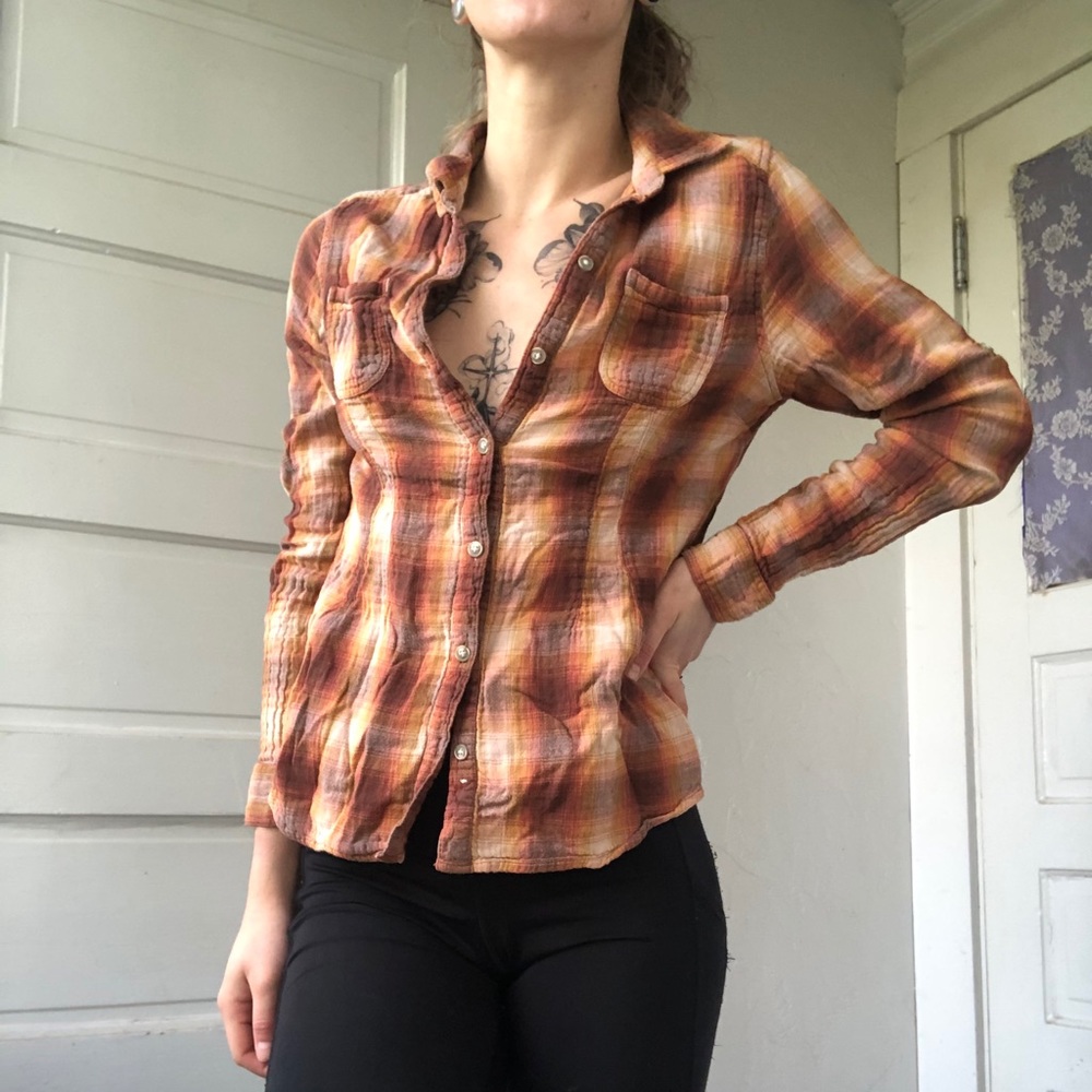 Vintage Autumn Colored Flannel